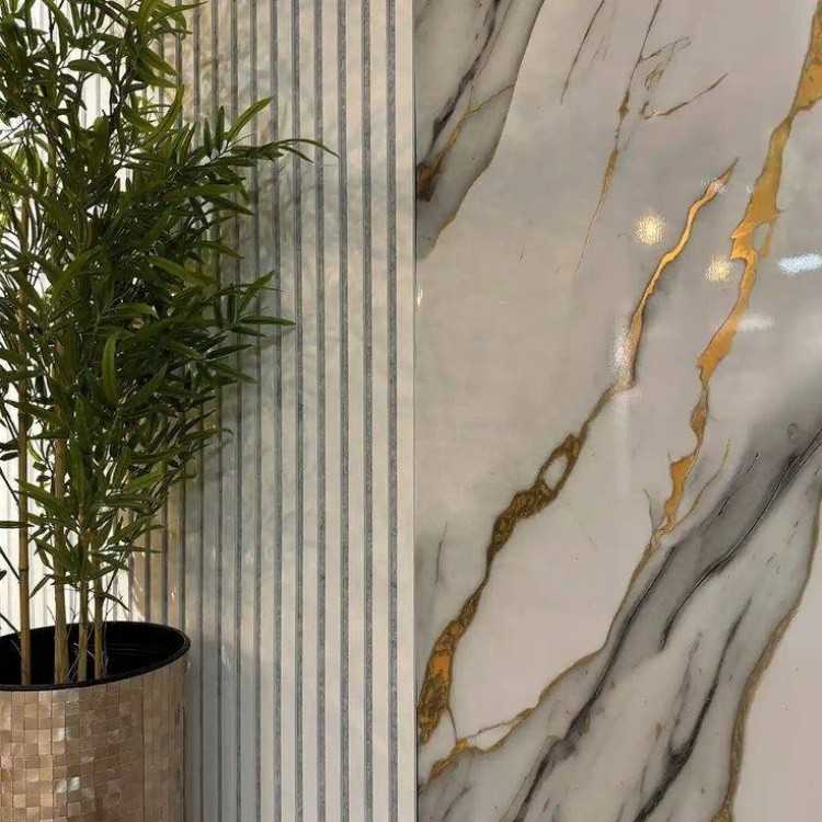 High Glossy 3D PVC Marble Sheet high quality